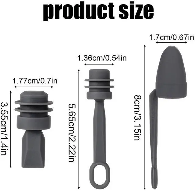 Alt view image 2 of 7 - 6pcs Cable Silicone Caps for Starlink Mini Dust-Proof Waterproof Covers | Dust-Proof Waterproof, Cable and Power Port Protective Covers, Seal Plugs Accessories, for Antenna Ends & Router, Gray