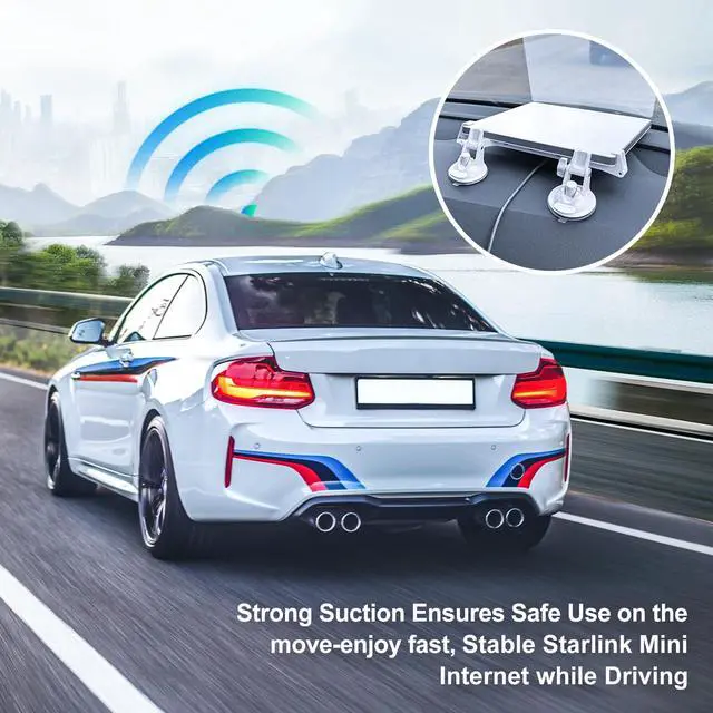 Alt view image 7 of 7 - for Starlink Mini Car Mount for Dashboard, Starlink Mini Dash Mount | Starlink Mini Suction Cup Mount for Dashboard & Windshield for Most Vehicles, Ensures Starlink Mini Stable Satellite Signal