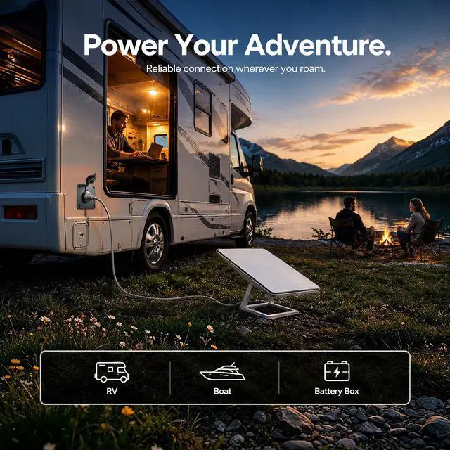 Alt view image 7 of 7 - Starlink Mini Wall Pass Through Kit for RV Cable Entry | Clean installation, IP67 weatherproof, secure connection, premium aluminum components, off-grid ready
