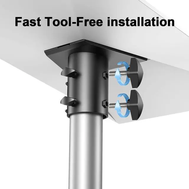 Alt view image 2 of 7 - Adapter Wall & Pole Mount for Starlink Gen 3/Standard 4/4X Dish,Black | Secure Pole Mount Kit for Roof, RV&Outdoor Installation, Heavy-Duty Weatherproof, fits masts from 1.1-2.1in (28-54mm)