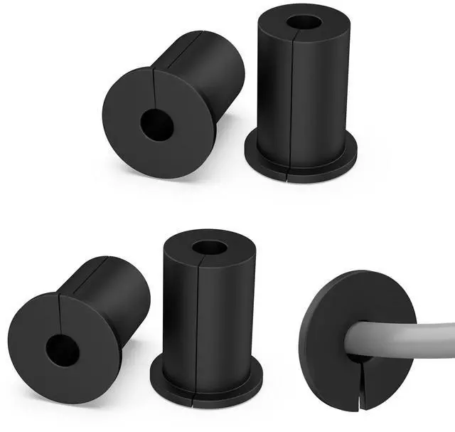 Main image of 4PCS 3/4 inch starlink Wall Cable Pass Through Bushing Grommets Accessories for Cables,Star Link Cable Routing kit for starlink mounting kit,Silicone Wall Bushing for starlink dishy ethernet Cables