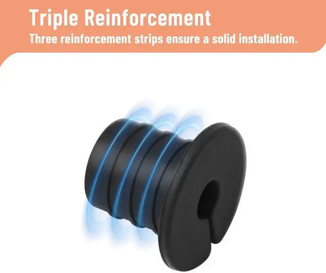 Alt view image 5 of 7 - Cable Grommet Routing Kit for Starlink for 3/4 inch Wall Hole, Starlink Accessories, Silicone Cable Wall Pass, Starlink Anti-Slip Wall Grommets for Cables (3/4 inch) 2 Pcs