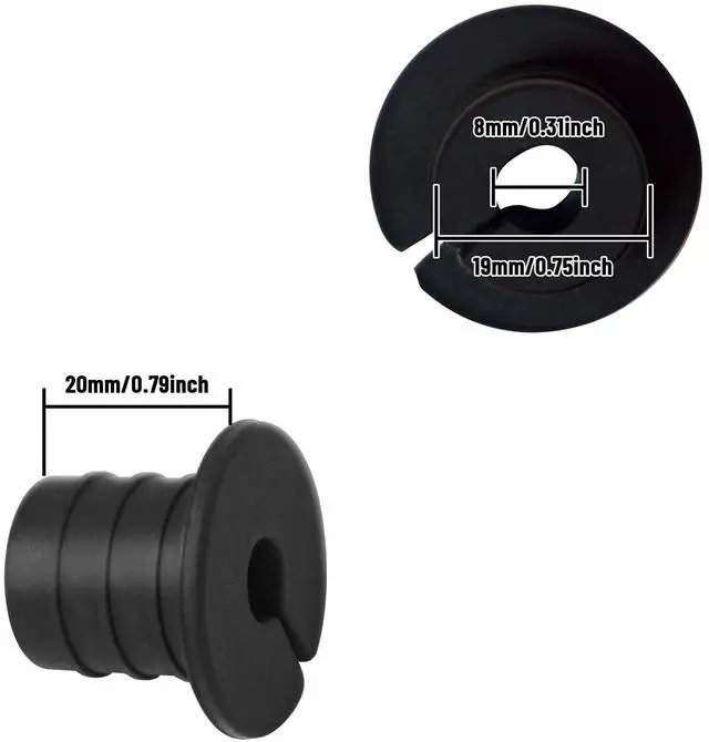 Alt view image 7 of 7 - Cable Grommet Routing Kit for Starlink for 3/4 inch Wall Hole, Starlink Accessories, Silicone Cable Wall Pass, Starlink Anti-Slip Wall Grommets for Cables (3/4 inch) 2 Pcs