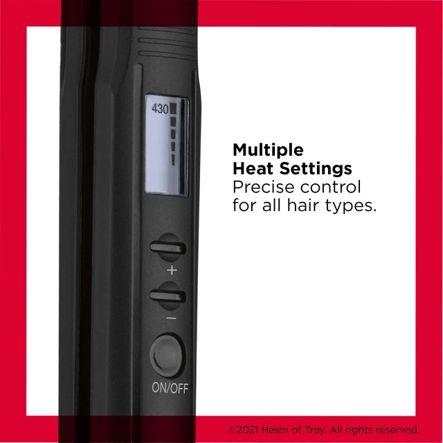 Alt view image 3 of 6 - Perfect Heat Triple Ceramic Flat Iron, 1" Plates | 3X Ceramic Coated for Reduced Damage, Fast Styling, Consistent Heat, For Fast, Smooth, Shiny Results