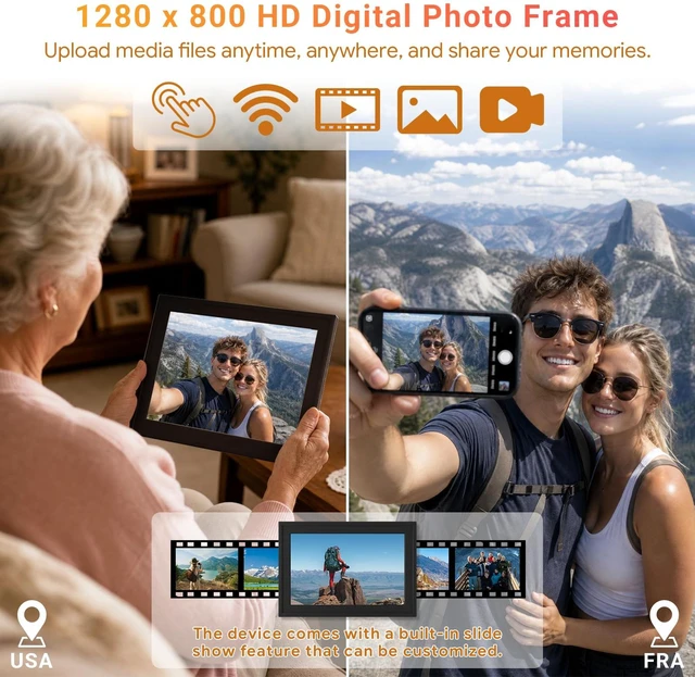 Alt view image 7 of 7 - 10.1-Inch Digital Wall CalendarNo Subscription Smart Home Scheduling | Desk Organizer with Chore Chart & Star Rewards, Meal Plan, Photo Frame & Art Display, Wall/Desk Mount