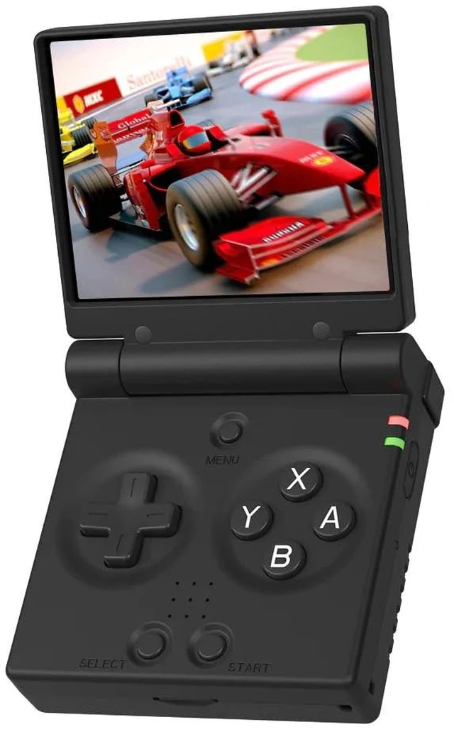 Main image of Mini Flip Retro Handheld Game Console, 2.8 Inch 750*560 IPS Screen, Portable Linux Emulator Handheld, Gift for Men & Women, Black