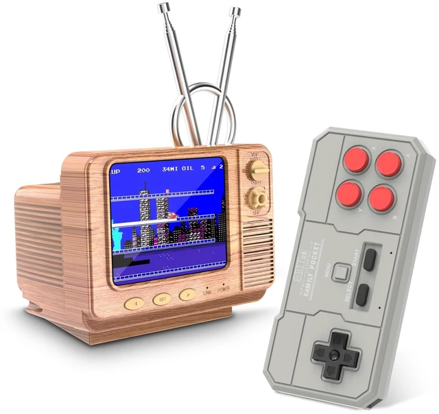 Main image of Retro Handheld Game Console - GV300S JALECO+168 Classic Games Mini TV Style with 3.0 Inch IPS Screen, Save Search, Support 2-Player & Dual Console Type-C Link