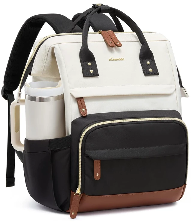 Main image of Laptop Backpack for Women, 15.6 Inch Work Business Backpacks Purse With Large Capacity, Waterproof Nurse Bag College Bookbag for School, Waterproof Casual Daypack for Travel