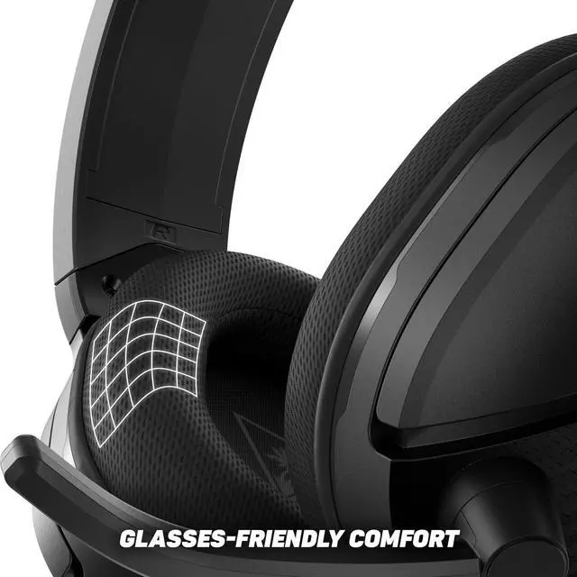 Alt view image 4 of 7 - Turtle Beach Recon 200 Gen 2 Wired Multiplatform Gaming Headset, Xbox, PS5 | Xbox Series X|S & Xbox One, PlayStation, PS4, PC, Powered Bass Boost, Flip-to-Mute Mic, Mic Monitoring, Memory Foam, Black