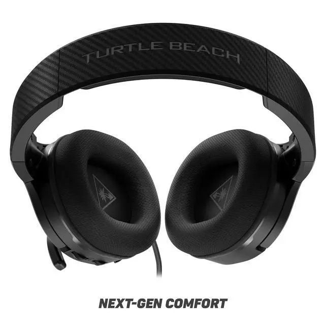 Alt view image 5 of 7 - Turtle Beach Recon 200 Gen 2 Wired Multiplatform Gaming Headset, Xbox, PS5 | Xbox Series X|S & Xbox One, PlayStation, PS4, PC, Powered Bass Boost, Flip-to-Mute Mic, Mic Monitoring, Memory Foam, Black