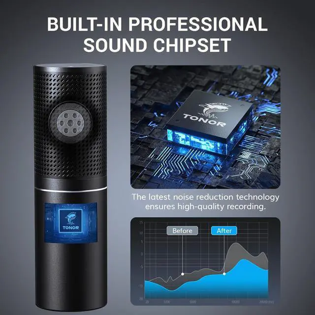 Alt view image 3 of 7 - TONOR USB Podcast Microphone, Gaming PC Studio Streaming Mic Kit for Gamer, Recording Condenser Equipment Cardioid Microfono for Singing, YouTube, 200 cm/78inch Cable, with Adjustable Arm Stand, Q9