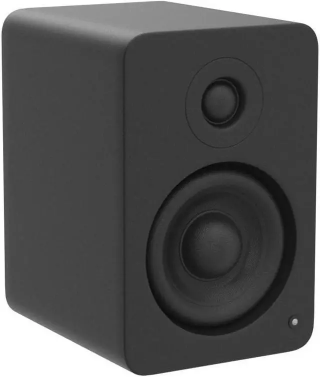 Alt view image 4 of 7 - Kanto YU2MB PC Gaming Desktop Speakers | 3" Composite Drivers | 3/4" Silk Dome Tweeter | Class D Amplifier | 100 Watts | Built-in USB DAC | Subwoofer Output | Pair | Matte Black