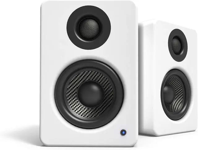 Main image of Kanto YU2MW PC Gaming Desktop Speakers | 3" Composite Drivers | 3/4" Silk Dome Tweeter | Class D Amplifier | 100 Watts | Built-in USB DAC | Subwoofer Output | Pair | Matte White