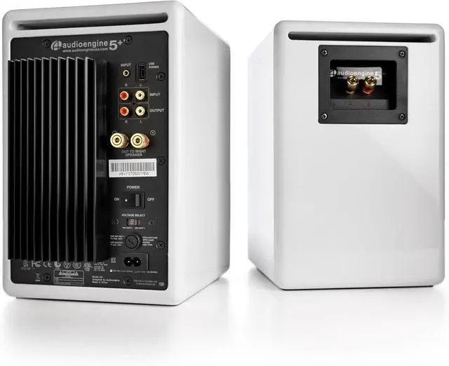 Alt view image 2 of 6 - Audioengine A5+ Wired Bookshelf Speakers Powered Speakers