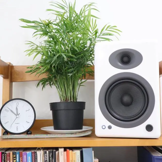 Alt view image 5 of 6 - Audioengine A5+ Wired Bookshelf Speakers Powered Speakers