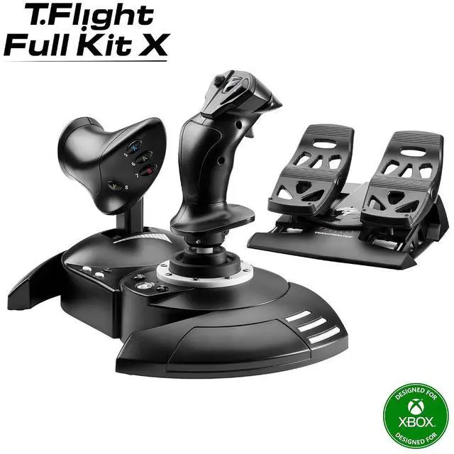 Main image of Thrustmaster T-Flight Full Kit HOTAS with Rudder Pedals - XBOX & PC