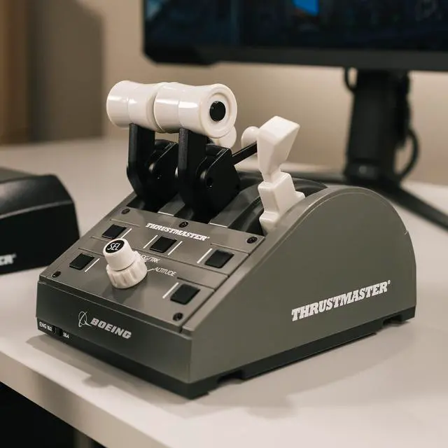 Alt view image 2 of 6 - Thrustmaster TCA Quadrant Boeing Edition Throttle Add-On - XBOX & PC