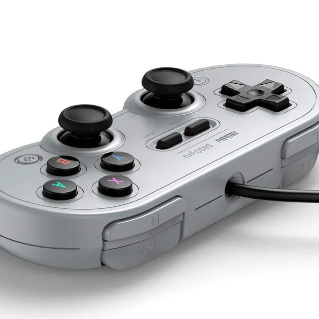 Alt view image 4 of 7 - 8Bitdo Sn30 Pro USB Wired Gamepad for Switch, Windows & Raspberry Pi(Gray Edition)