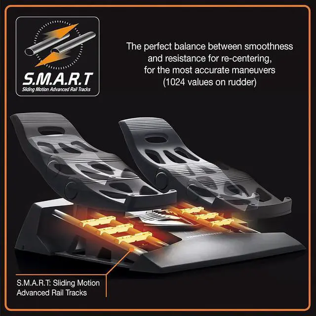Alt view image 5 of 7 - Thrustmaster TFRP Precision Flight Sim Rudder Pedals - PS5, XBOX & PC