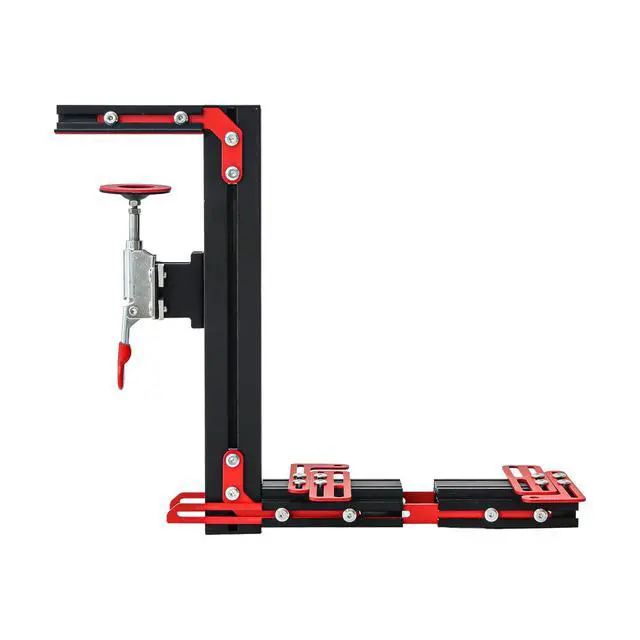 Alt view image 7 of 7 - J-PEIN Flight Simulator Desk Mount (2-Pack), Heavy Duty Steel Stand for HOTAS Joystick and Throttle Systems