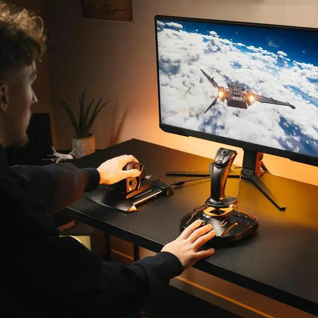 Alt view image 4 of 7 - Thrustmaster T16000M FCS HOTAS - Compatible with PC