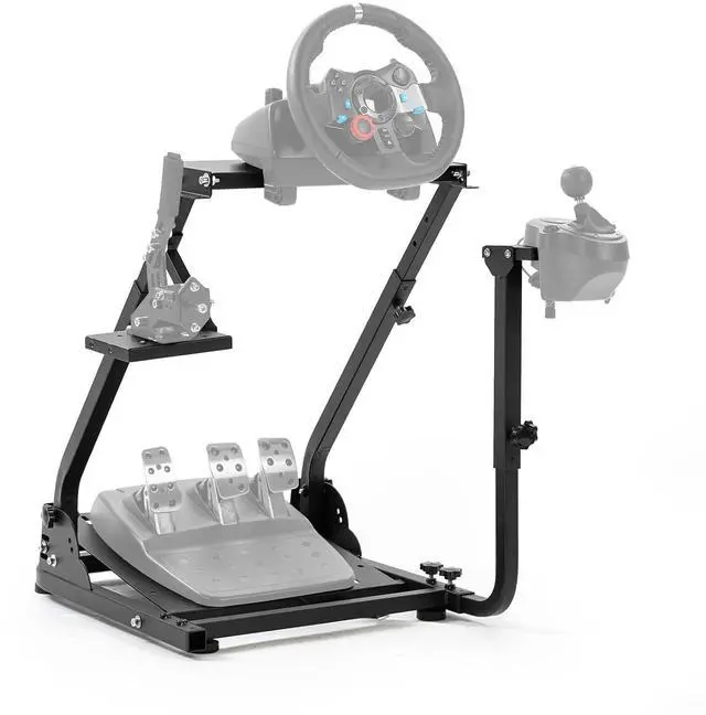 Main image of Marada Racing Steering Wheel Stand Adjustable Driving Simulator Cockpit Fit for Thrustmaster T300RS T500RS, for Logitech G929 923 Wheel & Pedals & Handbrake Purchase Separately