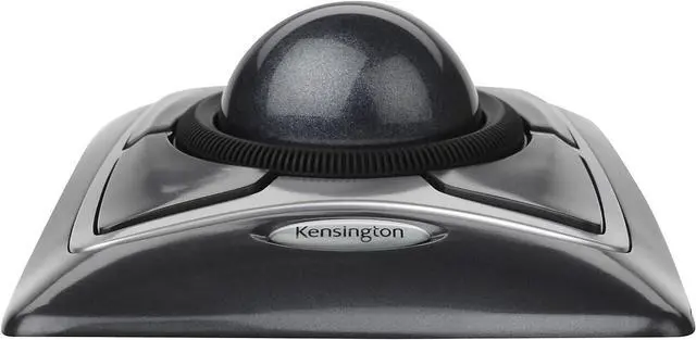 Alt view image 4 of 7 - Kensington Expert Trackball Mouse (K64325), Black Silver, 5"W x 5-3/4"D x 2-1/2"H