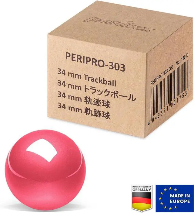 Alt view image 6 of 7 - Perixx PERIPRO-303 1.34 Inches Trackball - Replacement Ball for M570, PERIMICE-517/520/717/720, and Other Compatible Trackball Mouse (Pink)