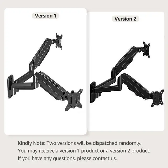Alt view image 7 of 7 - MOUNT PRO Dual Monitor Wall Mount for Max 32" Screens, Up to 19.8lbs Each