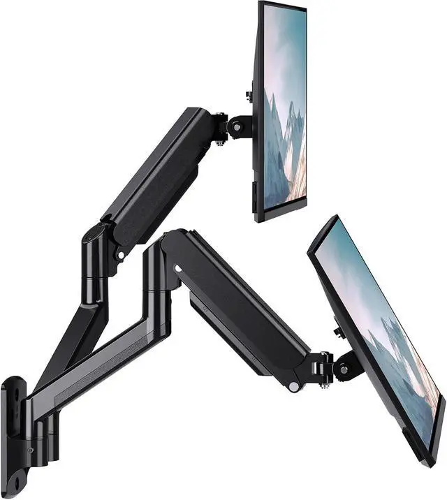 Main image of WALI Dual Monitor Wall Mount for 17-32 inch Screens, up to 22 lbs per Arm