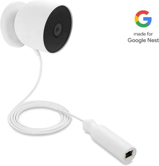 Alt view image 2 of 7 - Wasserstein PoE Adapter for Google Nest Cam Outdoor or Indoor, Battery - Made for Google Nest