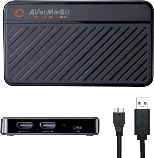 Main image of AVerMedia Live Gamer Mini, 1080p60 Capture Card with HDMI Pass-Thru, Plug & Play, for OBS, Xbox Series X/S, PS5, Switch, Win 11/macOS 12 (GC311)