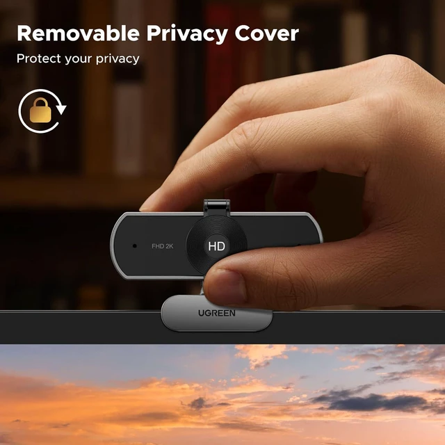 Alt view image 6 of 7 - UGREEN Webcam for PC Ultra HD 1080P Computer Webcam with Microphone