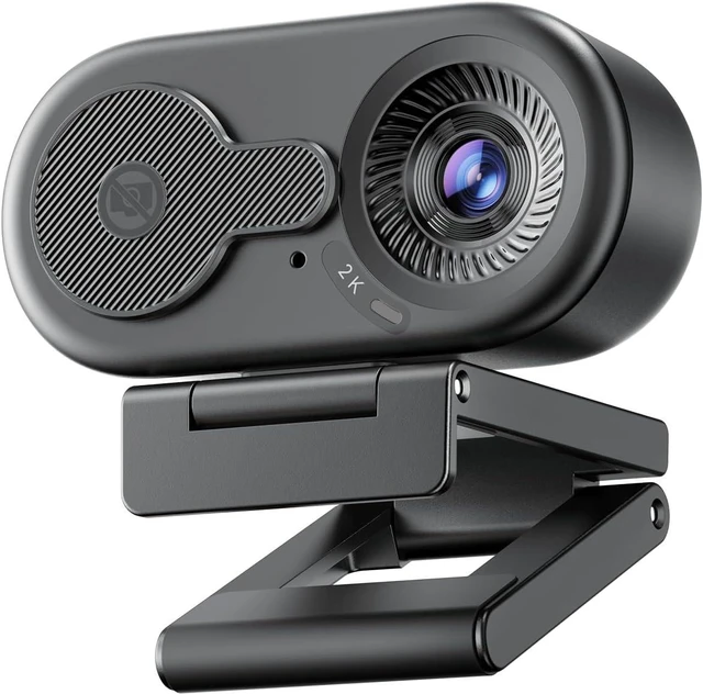 Main image of EMEET C100 2K Webcam for PC with Rotating Privacy Cover, Mic & Metal Clip