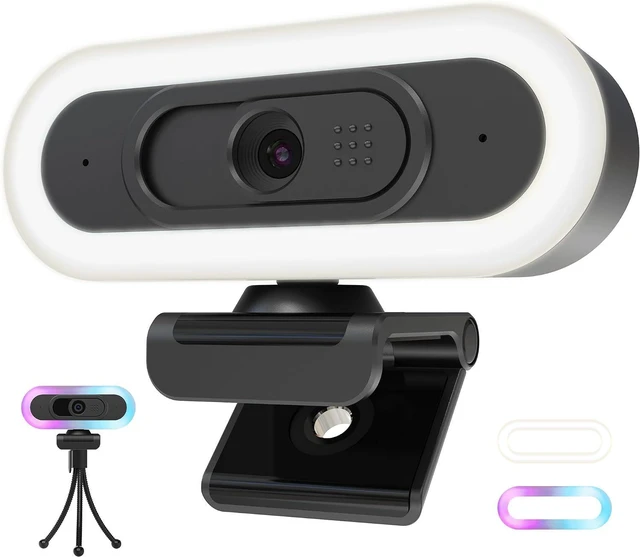 Main image of saylas 2K Webcam with Lights, HD Webcam for PC, 2K@60FPS Web cam with Microphone, 65° FOV, Autofocus, Noise Cancellation, Privacy Cover, Web Camera for Computer/Laptop, USB Streaming Computer Camera