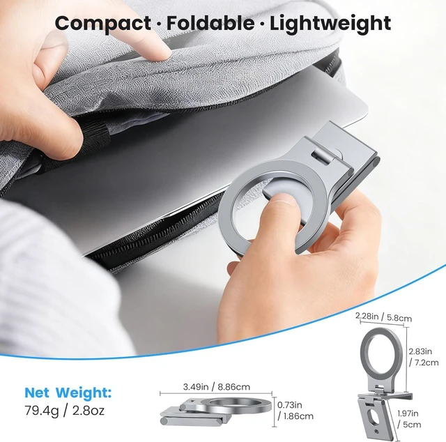 Alt view image 4 of 7 - Itramax 360° Continuity Camera iPhone Webcam Mount for iMac&Desktop Monitor
