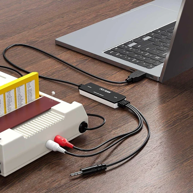 Alt view image 3 of 7 - USB 2.0 Audio Capture Card for Windows 10/8.1/8/7 and Mac OS 10.14-Audio Grabber for Vinyl Cassette Tapes to mp3 Converter