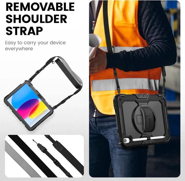 Alt view image 5 of 7 - Timecity for iPad 9th/ 8th/ 7th Generation Case with Screen Protector