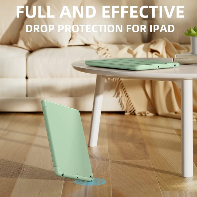 Alt view image 7 of 7 - Akkerds for iPad 9th/8th/7th Generation Case 10.2 Inch, Matcha Green