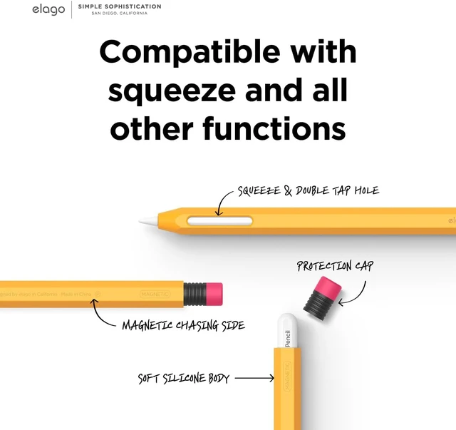 Alt view image 6 of 7 - elago Case for Apple Pencil Pro & Apple Pencil 2nd Generation
