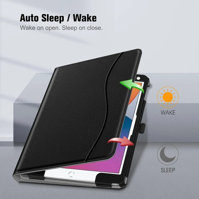 Alt view image 3 of 7 - Fintie Multi-Angle Viewing Case for iPad 9th/8th/7th Generation 10.2 Inch