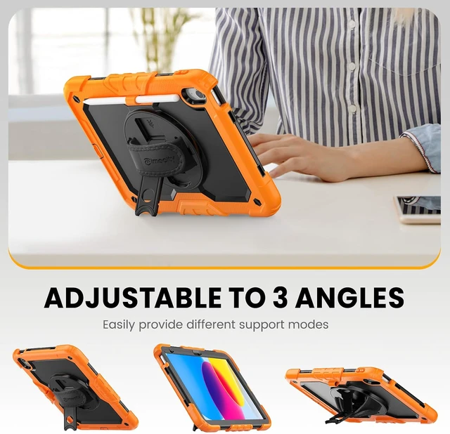 Alt view image 3 of 7 - Timecity for iPad 9th/ 8th/ 7th Generation Case with Screen Protector