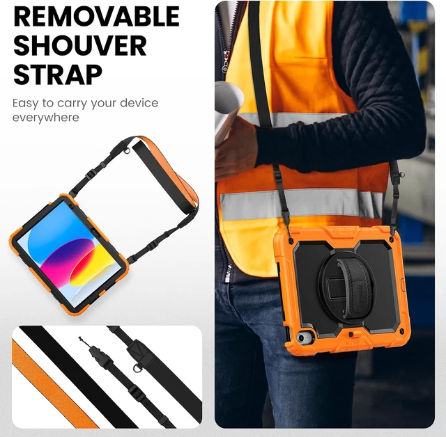 Alt view image 5 of 7 - Timecity for iPad 9th/ 8th/ 7th Generation Case with Screen Protector