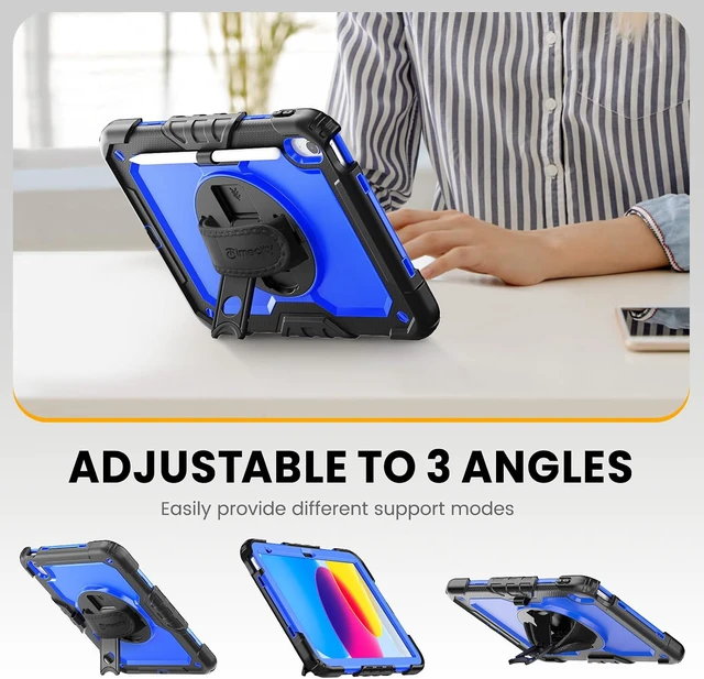 Alt view image 3 of 7 - Timecity for iPad 9th/ 8th/ 7th Generation Case with Screen Protector