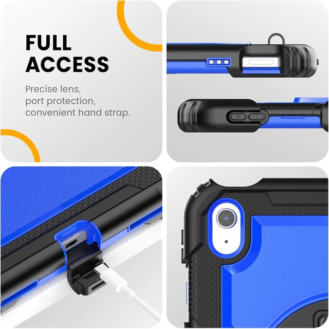 Alt view image 6 of 7 - Timecity for iPad 9th/ 8th/ 7th Generation Case with Screen Protector