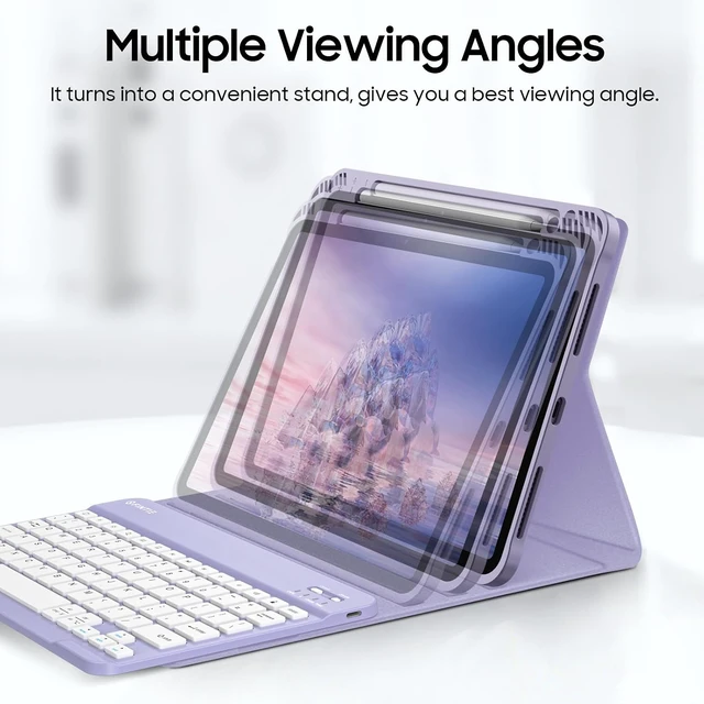 Alt view image 5 of 7 - FINTIE Keyboard Case for iPad Air 11-inch & iPad Air 5th/4th Gen 10.9-inch
