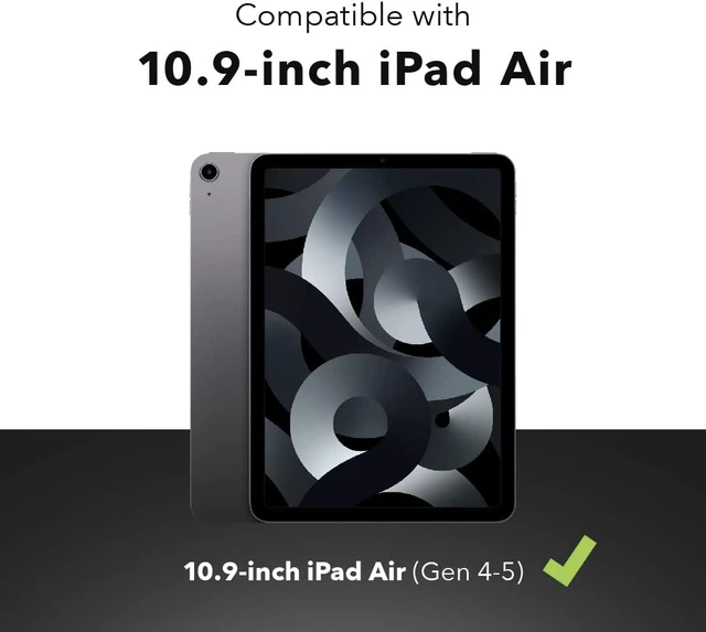 Alt view image 2 of 7 - ZAGG Pro Keys Detachable Case and Wireless Keyboard for iPad Air 11" (M3)/ (M2)/ 10.9" (Gen 4, Gen 5) - Bluetooth Pairing, Backlit Laptop-Style Keys, Apple Pencil Holder, Black