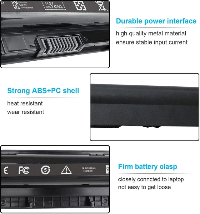 Alt view image 4 of 7 - 40Wh M5Y1K 14.8V Battery for Dell Inspiron 15 5000 3000 Series 5566 5555
