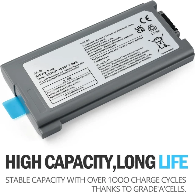 Alt view image 6 of 7 - CF-30 9cell CF-VZSU46 New Laptop Battery for Panasonic Toughbook