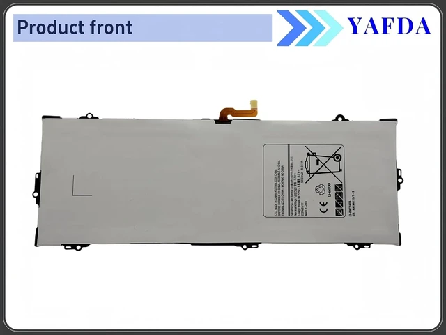 Alt view image 2 of 6 - EB-BW720ABE Battery Replacement for Samsung Chromebook Plus V2 XE310XBA XE350XBA XB521QAB K01US Galaxy Book 12 SM-W720 SM-W723 SM-W723Q SM-W727V BA43-00390A AA-PBMN2HO PBMN2H0 EB-BW720ABA